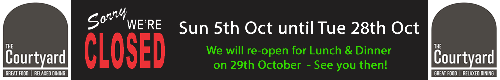 Sorry we will be closed....